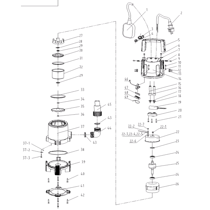 Насос дренажный НПГ-Т3-550