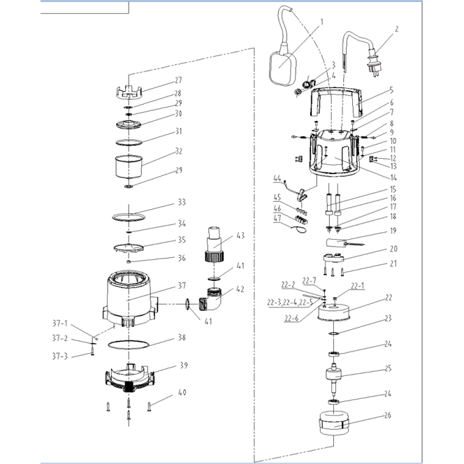 Насос дренажный НПЧ-Т3-550