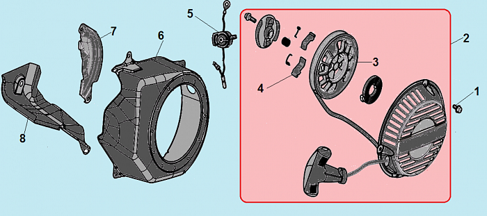 7 СТАРТЕР ИЗМЕЛЬЧИТЕЛЬ-ШРЕДЕР БЕНЗИНОВЫЙ CHAMPION SC6448