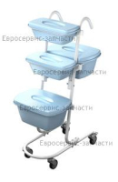 Тележка для размещения контейнеров ТК-01-"КРОНТ" с контейнерами КДС-"КРОНТ"